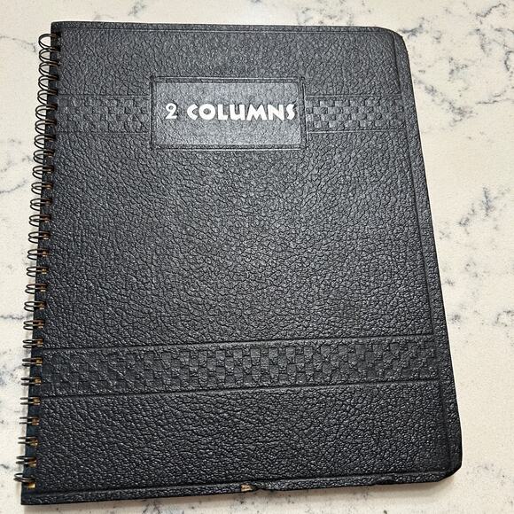 Antique Woolworth Herald Square Two Column Spiral Notebook - Picture 1 of 14